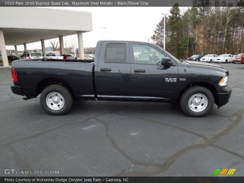 Maximum Steel Metallic / Black/Diesel Gray 2013 Ram 1500 Express Quad Cab