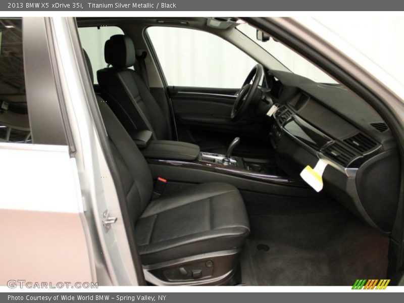 Titanium Silver Metallic / Black 2013 BMW X5 xDrive 35i