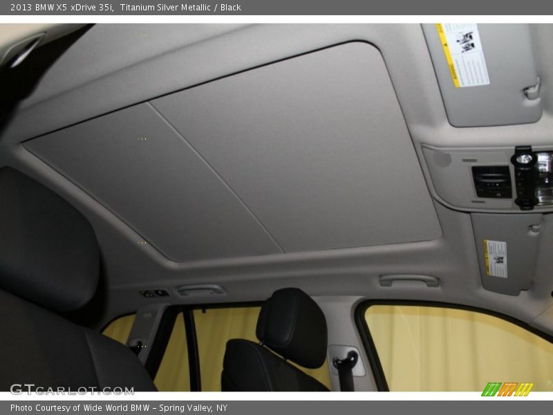 Titanium Silver Metallic / Black 2013 BMW X5 xDrive 35i