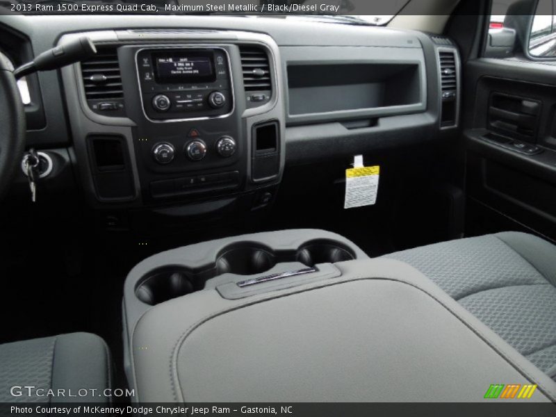 Maximum Steel Metallic / Black/Diesel Gray 2013 Ram 1500 Express Quad Cab
