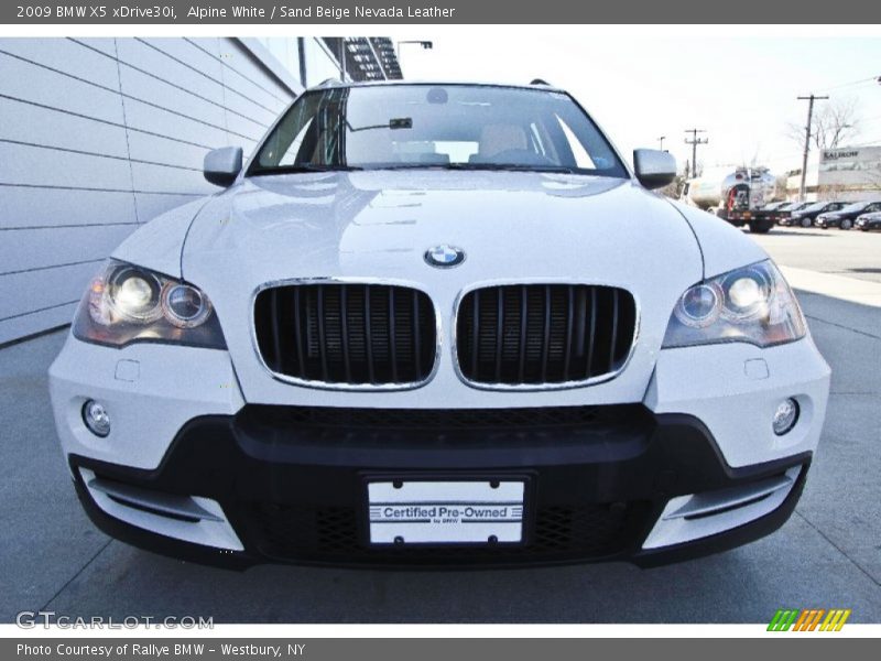 Alpine White / Sand Beige Nevada Leather 2009 BMW X5 xDrive30i