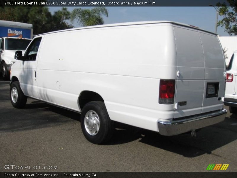 Oxford White / Medium Flint 2005 Ford E Series Van E350 Super Duty Cargo Extended