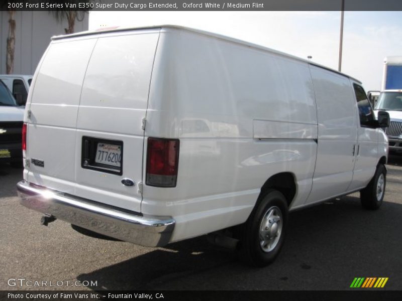Oxford White / Medium Flint 2005 Ford E Series Van E350 Super Duty Cargo Extended