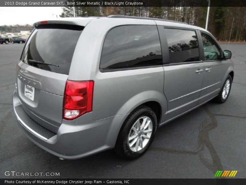 Billet Silver Metallic / Black/Light Graystone 2013 Dodge Grand Caravan SXT