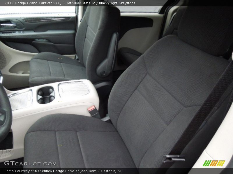 Front Seat of 2013 Grand Caravan SXT