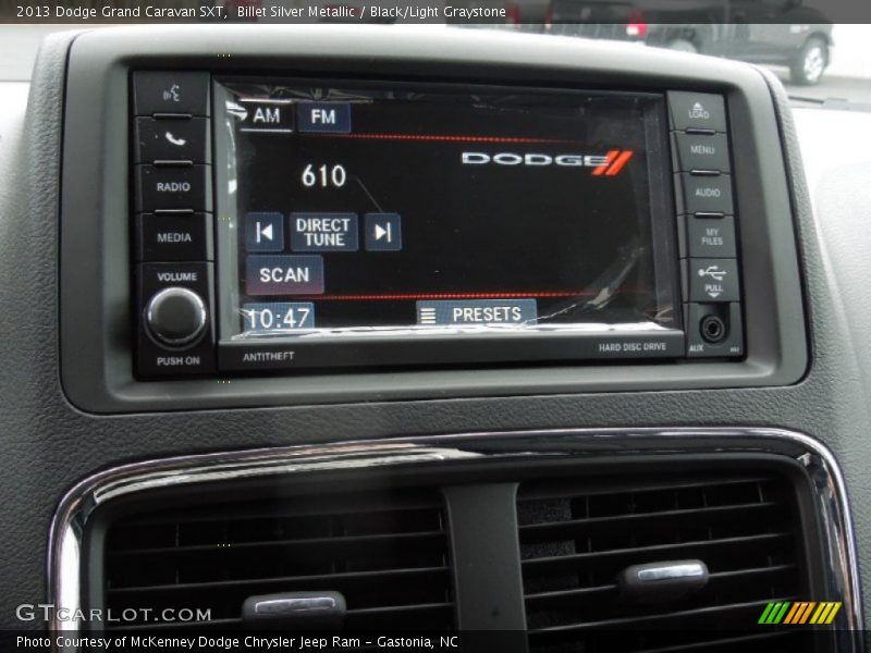 Billet Silver Metallic / Black/Light Graystone 2013 Dodge Grand Caravan SXT