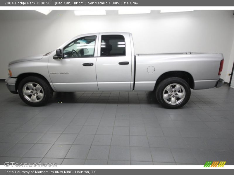 Bright Silver Metallic / Dark Slate Gray 2004 Dodge Ram 1500 SLT Quad Cab