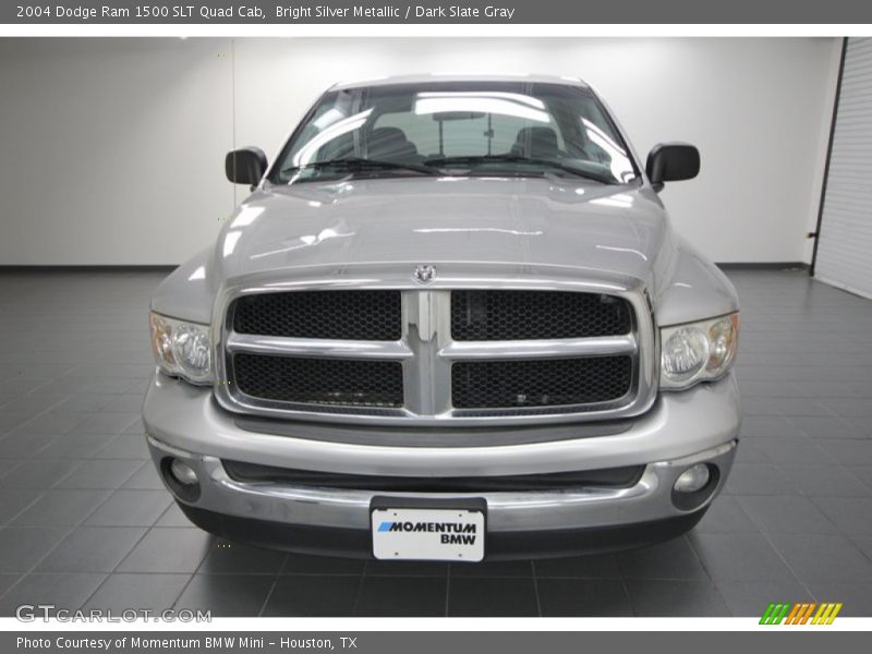 Bright Silver Metallic / Dark Slate Gray 2004 Dodge Ram 1500 SLT Quad Cab