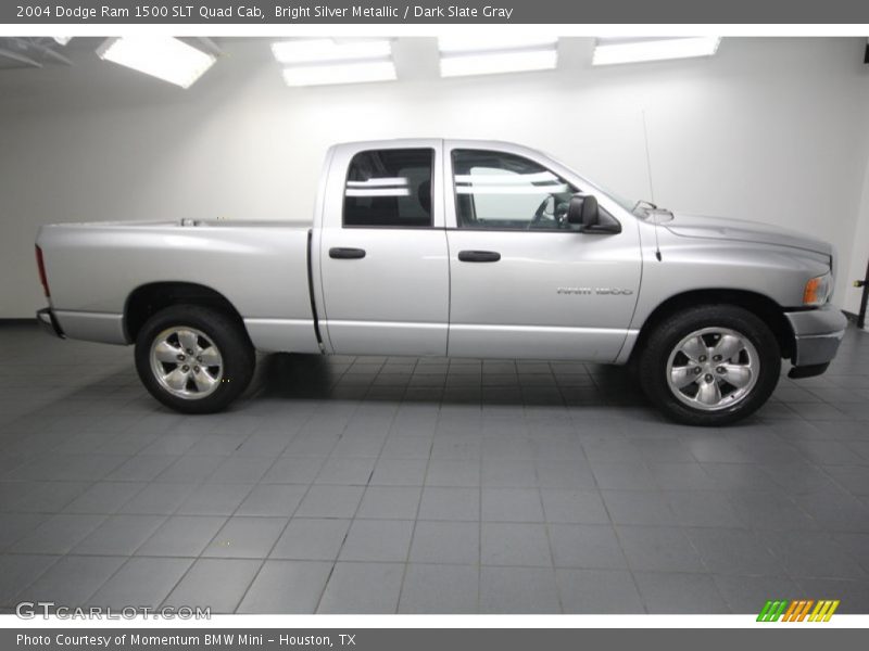 Bright Silver Metallic / Dark Slate Gray 2004 Dodge Ram 1500 SLT Quad Cab