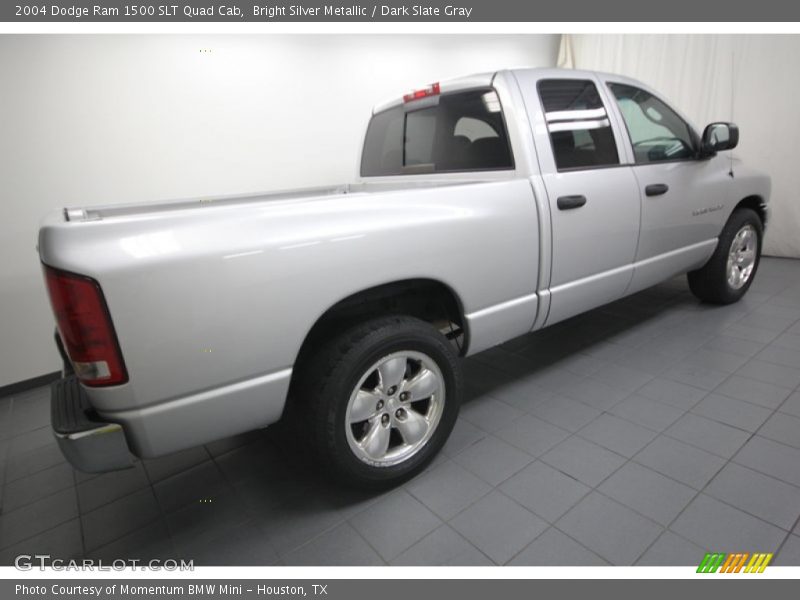 Bright Silver Metallic / Dark Slate Gray 2004 Dodge Ram 1500 SLT Quad Cab