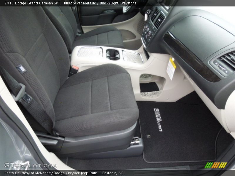 Billet Silver Metallic / Black/Light Graystone 2013 Dodge Grand Caravan SXT