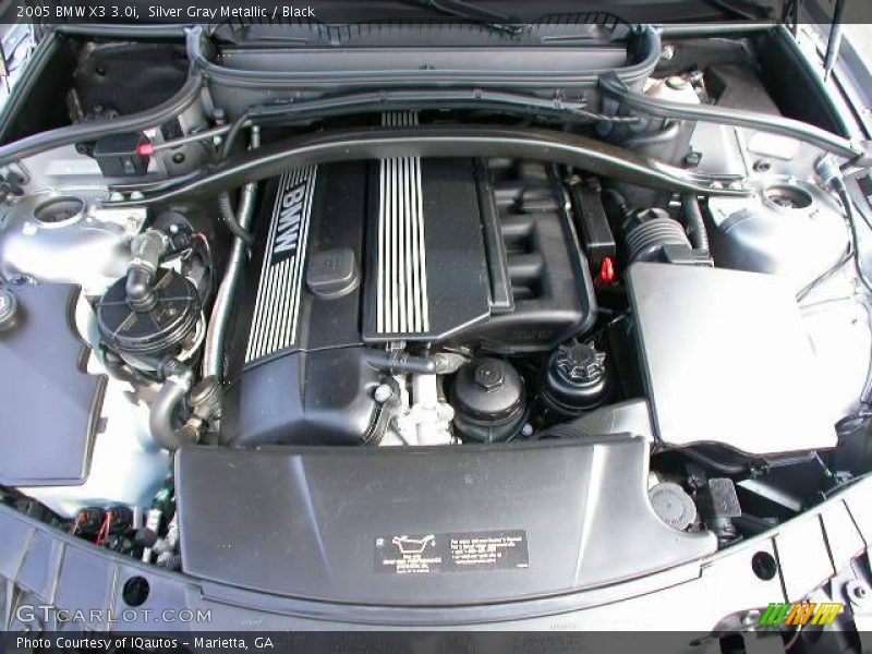 Silver Gray Metallic / Black 2005 BMW X3 3.0i
