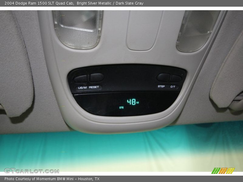 Bright Silver Metallic / Dark Slate Gray 2004 Dodge Ram 1500 SLT Quad Cab
