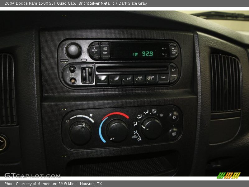 Bright Silver Metallic / Dark Slate Gray 2004 Dodge Ram 1500 SLT Quad Cab