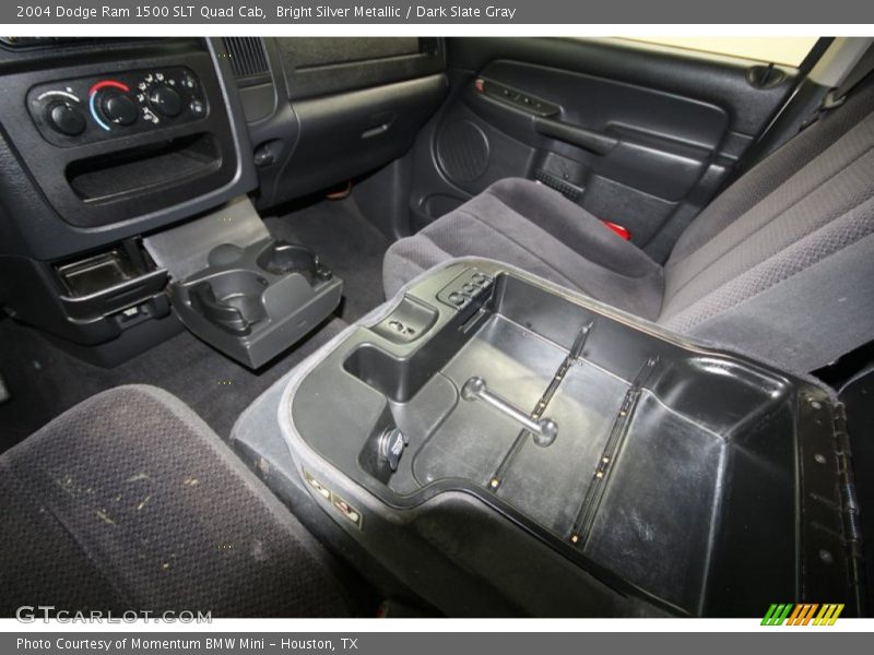 Bright Silver Metallic / Dark Slate Gray 2004 Dodge Ram 1500 SLT Quad Cab