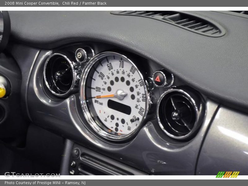 Chili Red / Panther Black 2008 Mini Cooper Convertible