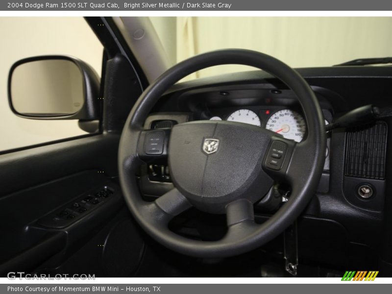 Bright Silver Metallic / Dark Slate Gray 2004 Dodge Ram 1500 SLT Quad Cab
