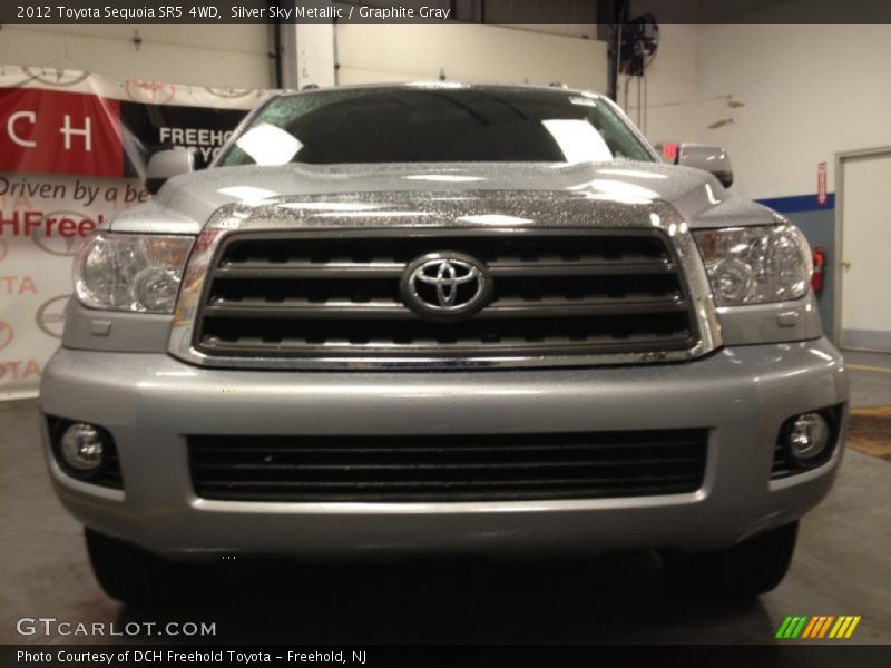 Silver Sky Metallic / Graphite Gray 2012 Toyota Sequoia SR5 4WD