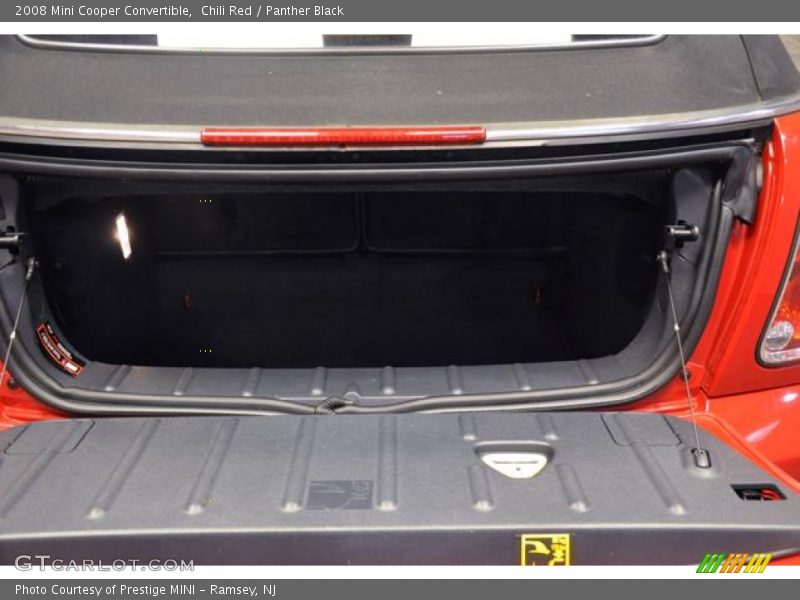 Chili Red / Panther Black 2008 Mini Cooper Convertible