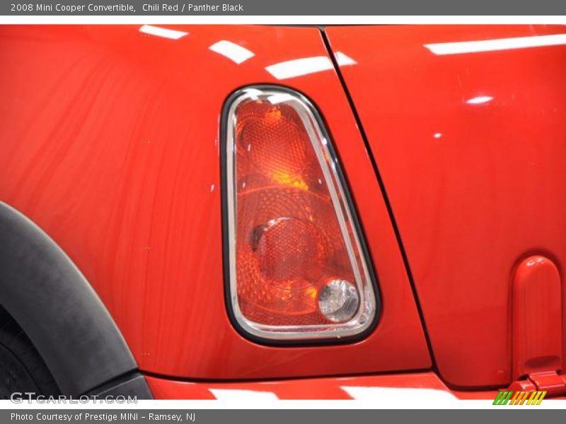 Chili Red / Panther Black 2008 Mini Cooper Convertible