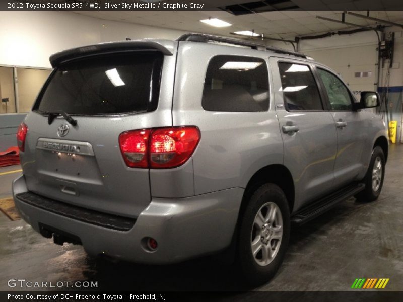 Silver Sky Metallic / Graphite Gray 2012 Toyota Sequoia SR5 4WD