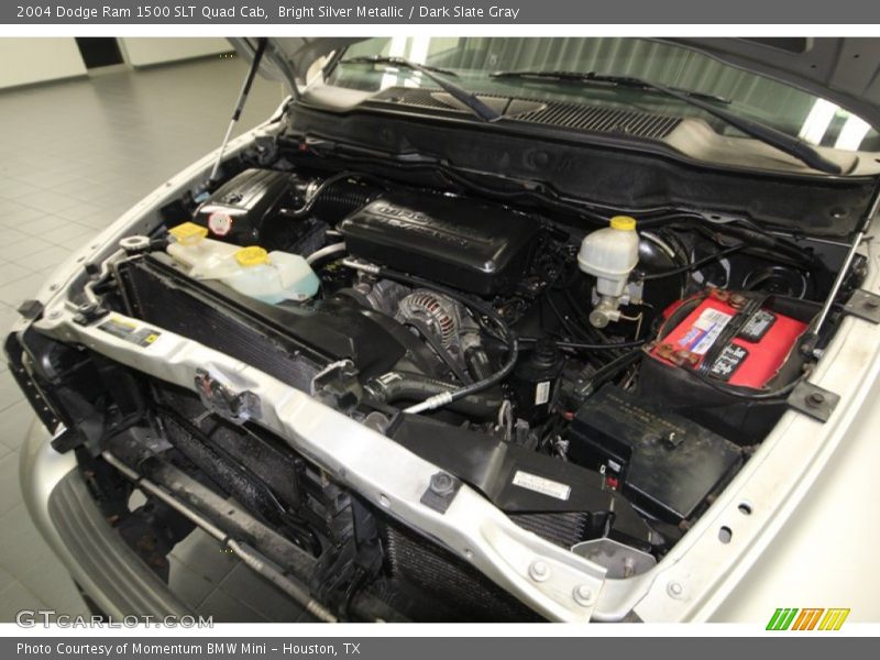 Bright Silver Metallic / Dark Slate Gray 2004 Dodge Ram 1500 SLT Quad Cab