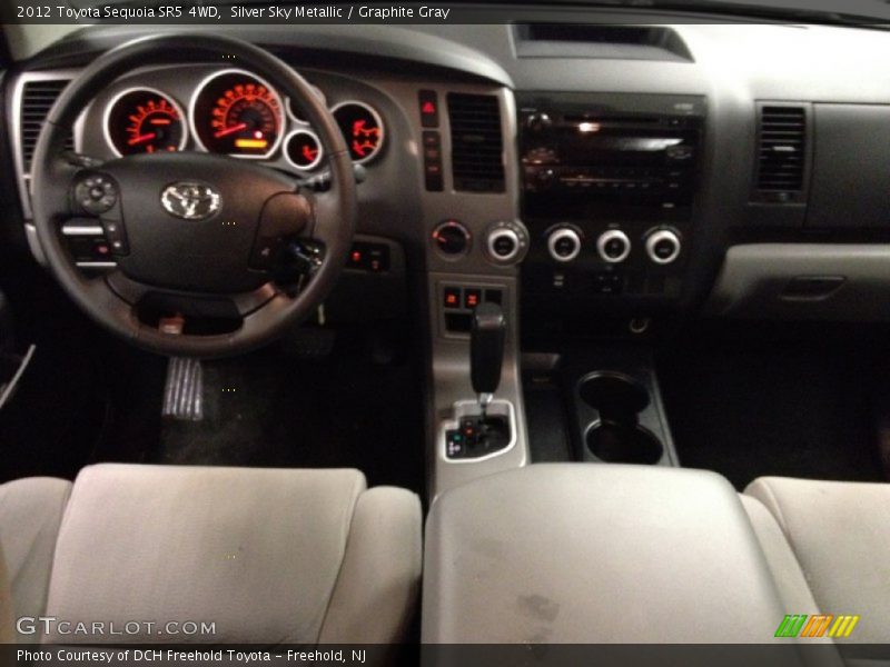 Silver Sky Metallic / Graphite Gray 2012 Toyota Sequoia SR5 4WD