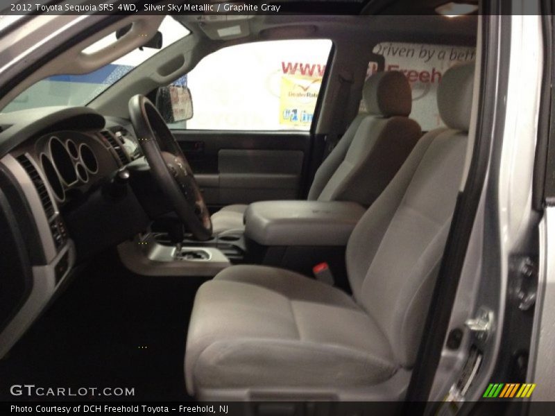 Silver Sky Metallic / Graphite Gray 2012 Toyota Sequoia SR5 4WD