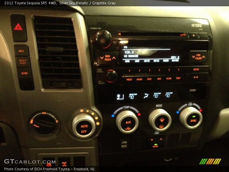 Silver Sky Metallic / Graphite Gray 2012 Toyota Sequoia SR5 4WD