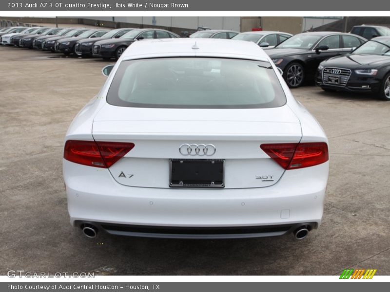 Ibis White / Nougat Brown 2013 Audi A7 3.0T quattro Prestige