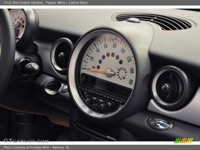 Pepper White / Carbon Black 2013 Mini Cooper Hardtop