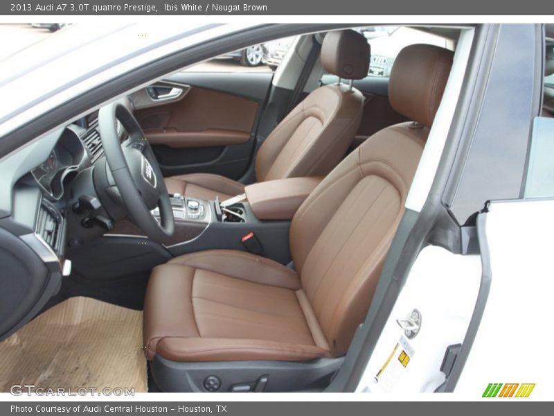 Front Seat of 2013 A7 3.0T quattro Prestige