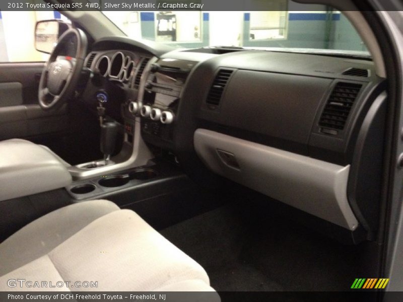 Silver Sky Metallic / Graphite Gray 2012 Toyota Sequoia SR5 4WD