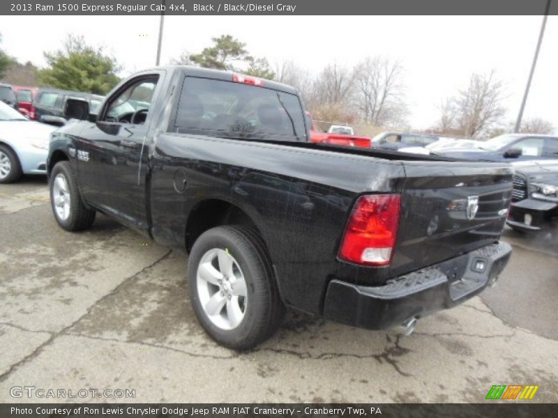 Black / Black/Diesel Gray 2013 Ram 1500 Express Regular Cab 4x4