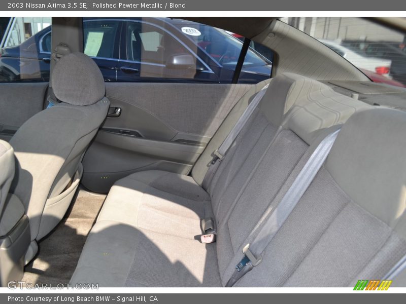 Polished Pewter Metallic / Blond 2003 Nissan Altima 3.5 SE
