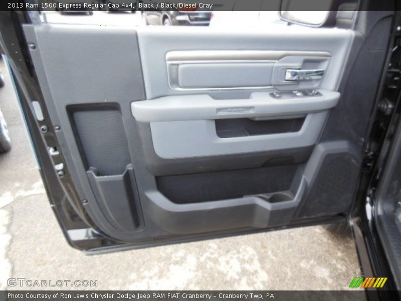 Black / Black/Diesel Gray 2013 Ram 1500 Express Regular Cab 4x4