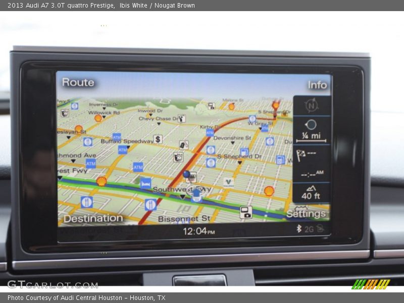 Navigation of 2013 A7 3.0T quattro Prestige