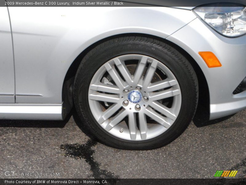 Iridium Silver Metallic / Black 2009 Mercedes-Benz C 300 Luxury