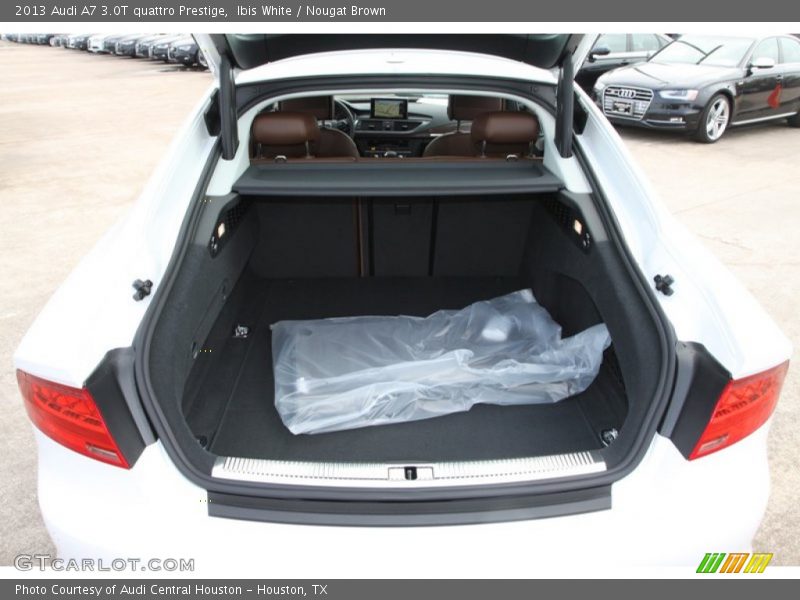 Ibis White / Nougat Brown 2013 Audi A7 3.0T quattro Prestige