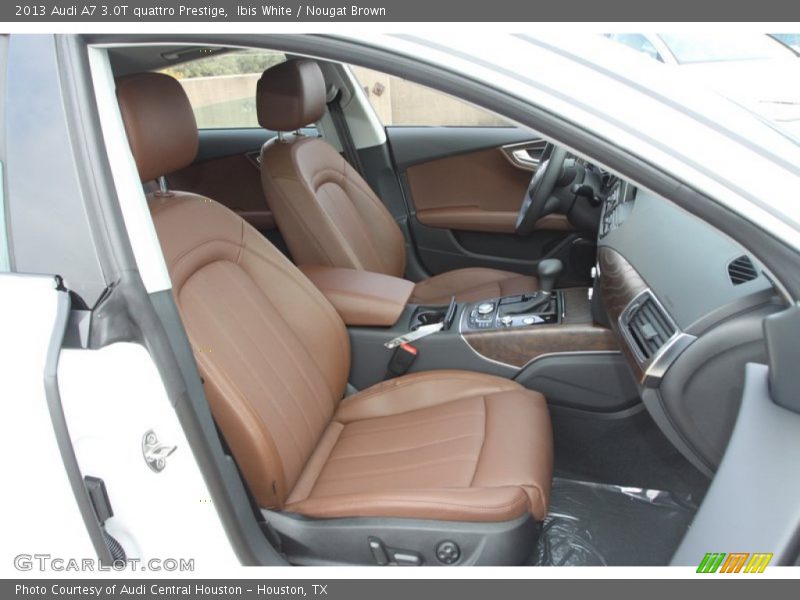 Ibis White / Nougat Brown 2013 Audi A7 3.0T quattro Prestige
