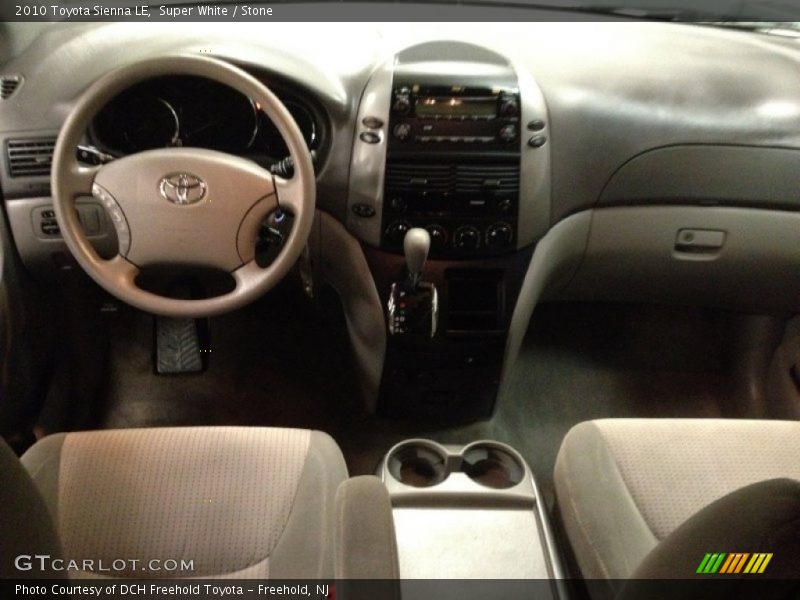Super White / Stone 2010 Toyota Sienna LE