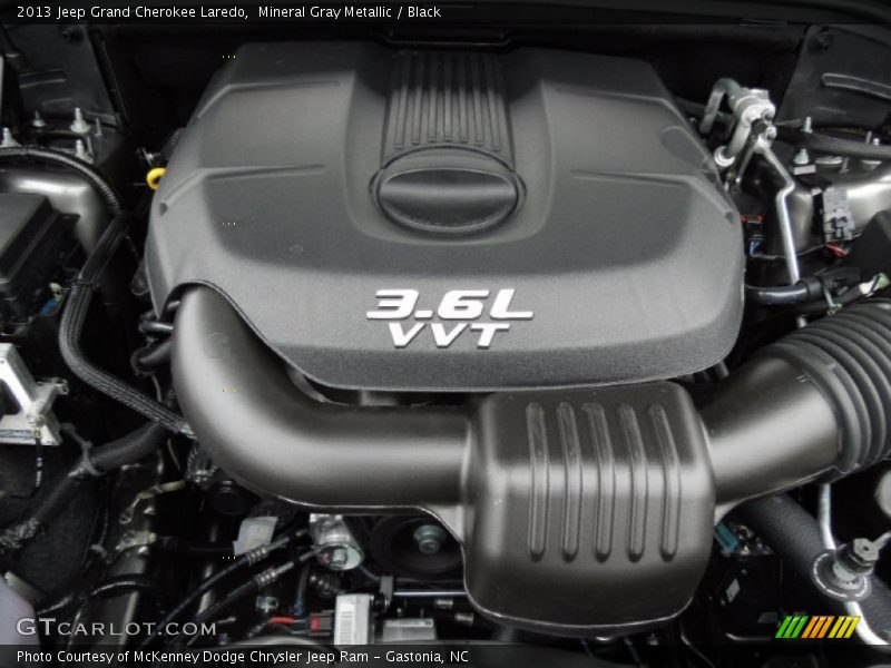 Mineral Gray Metallic / Black 2013 Jeep Grand Cherokee Laredo