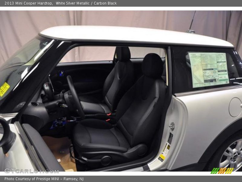White Silver Metallic / Carbon Black 2013 Mini Cooper Hardtop