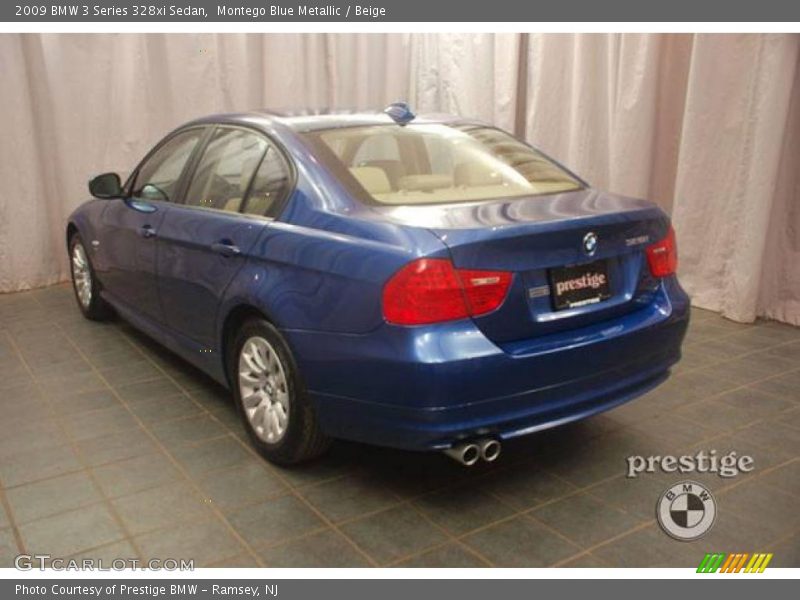 Montego Blue Metallic / Beige 2009 BMW 3 Series 328xi Sedan