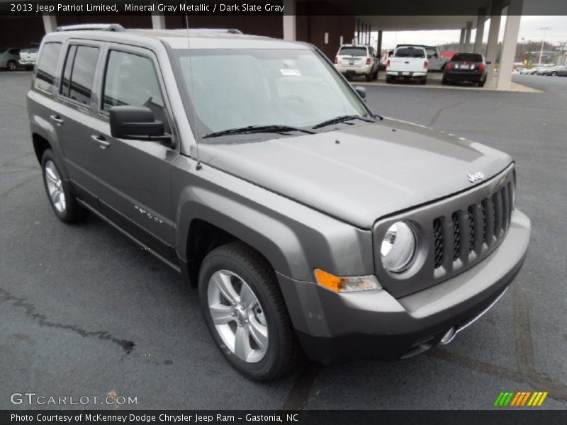 Mineral Gray Metallic / Dark Slate Gray 2013 Jeep Patriot Limited