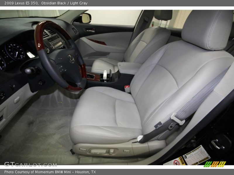 Obsidian Black / Light Gray 2009 Lexus ES 350