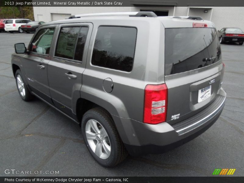 Mineral Gray Metallic / Dark Slate Gray 2013 Jeep Patriot Limited
