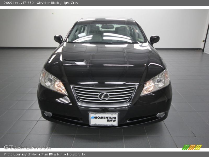 Obsidian Black / Light Gray 2009 Lexus ES 350