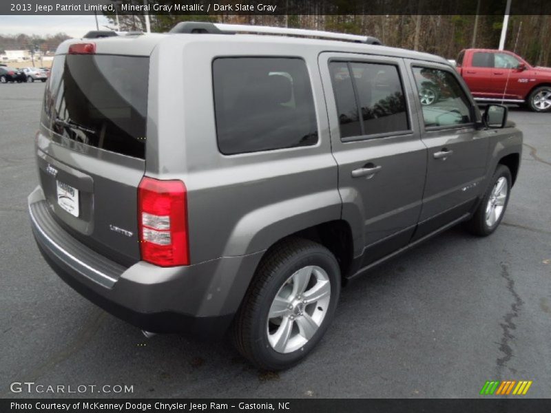 Mineral Gray Metallic / Dark Slate Gray 2013 Jeep Patriot Limited
