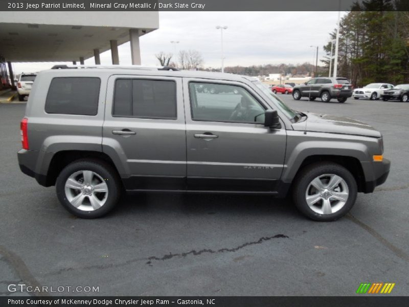 Mineral Gray Metallic / Dark Slate Gray 2013 Jeep Patriot Limited
